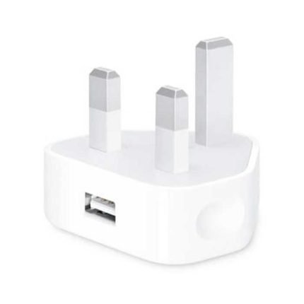 Apple 5W USB Power Adapter (UK 3-Pin) - White